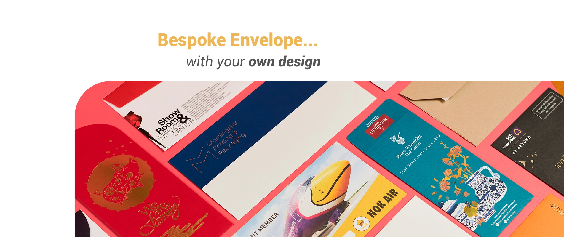 Bespoke Envelope... with your own design