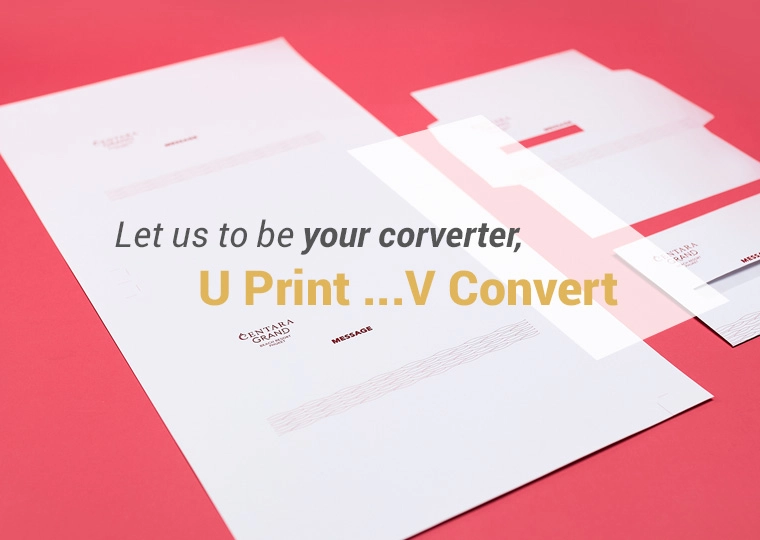 เพียงส่งกระดาษที่พิมพ์มา ให้เรื่องทำซองเป็นหน้าที่ของเรา