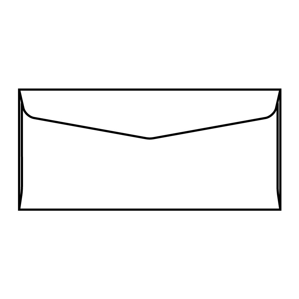 ฝาแหลม 108 x 235 มม. ซองเบอร์ 9