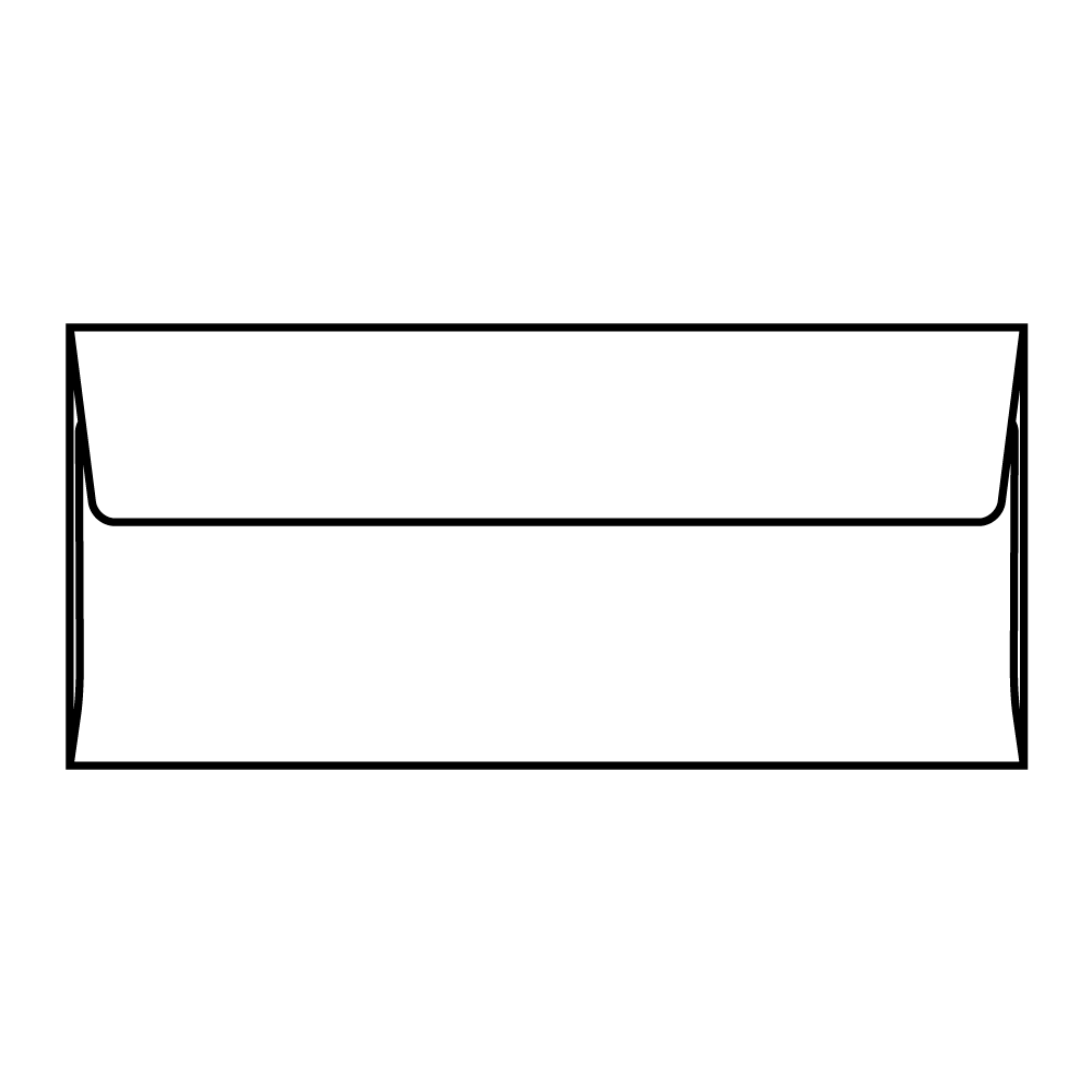 ฝาขนาน 108 x 235 มม. ซองเบอร์ 9