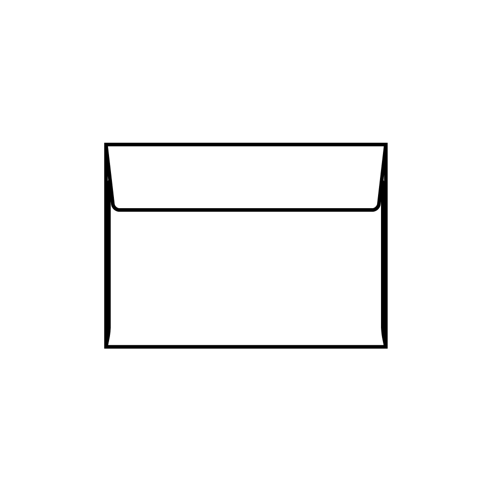 ฝาขนาน 133 x 184 มม. ซองเบอร์ 8 1/2