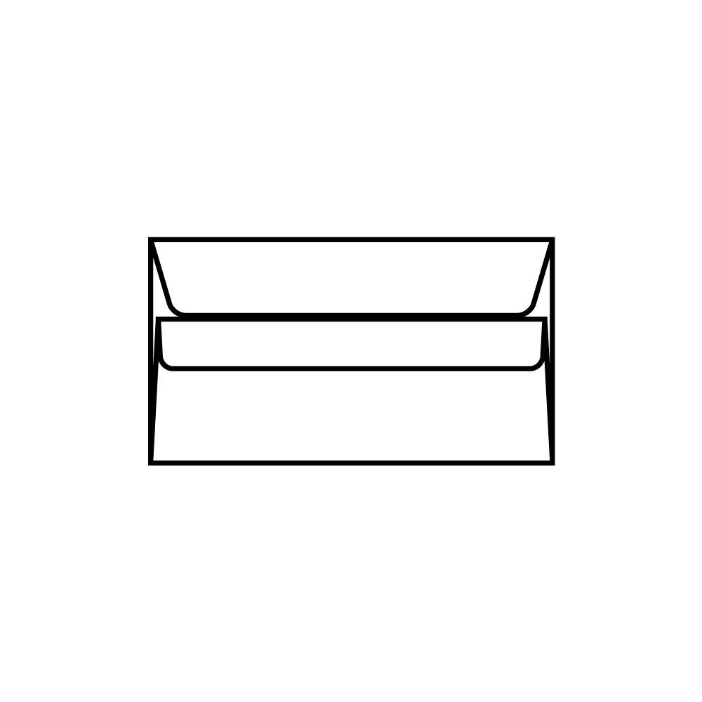 ฝาผนึกแห้ง 90 x 162 มม. ซองเบอร์ 6 3/4