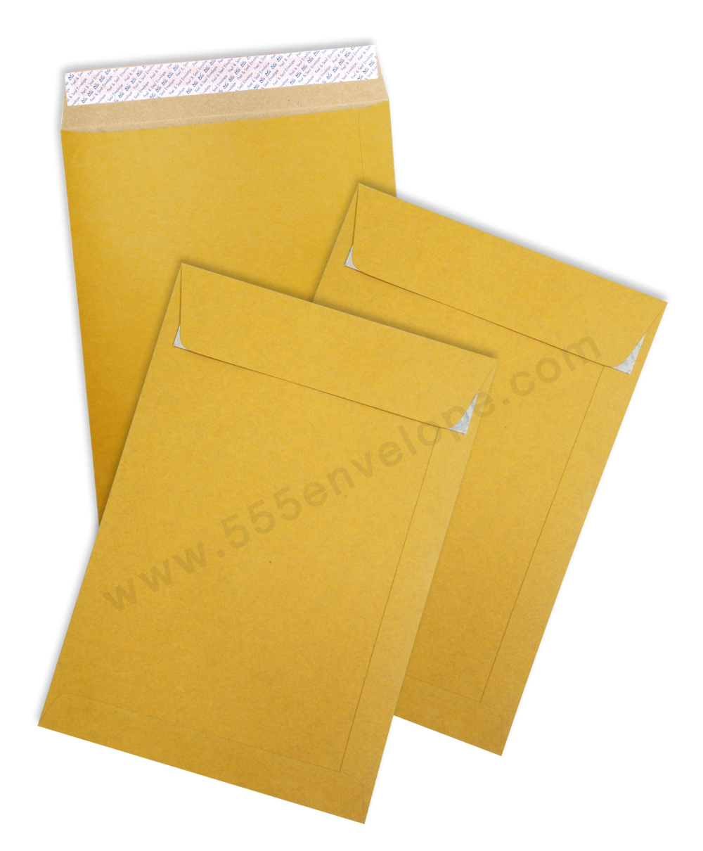 KA Brown Kraft Open End No.10 x 15 BA Peel & Seal