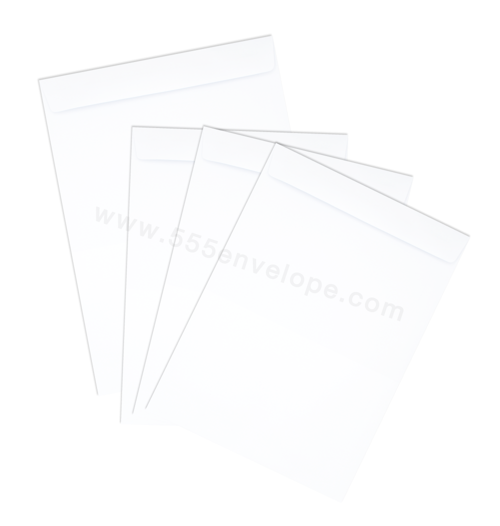 White Open End No. 10 x 14