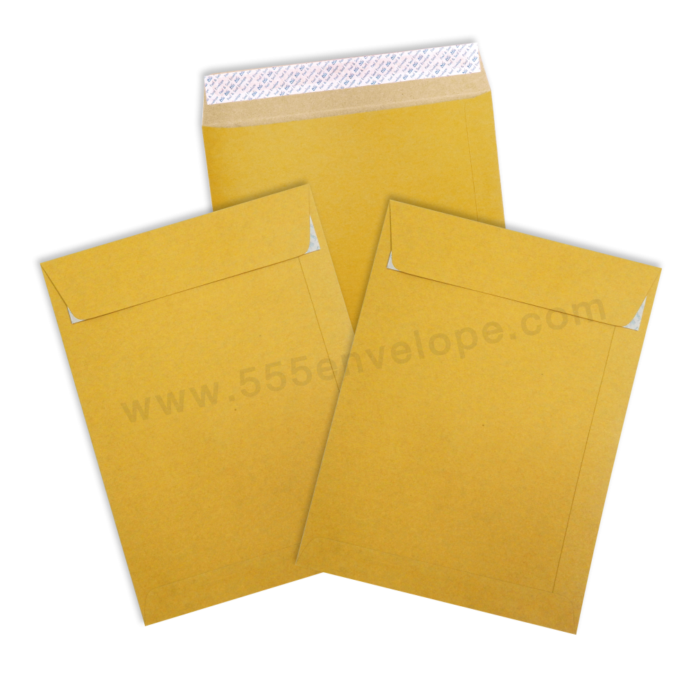 KA Brown Kraft Open End No. 10 x 13 Peel & Seal