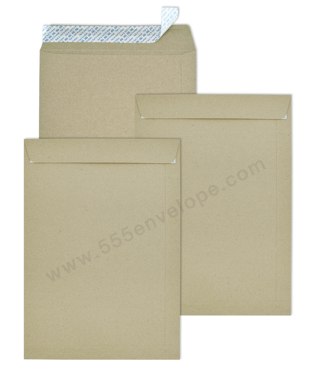 BA Brown Kraft Open End No. 9 x 12 3/4 Peel & Seal