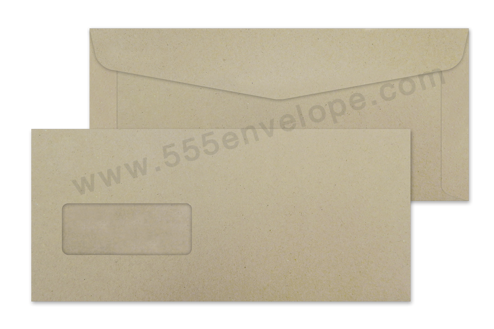 ซองน้ำตาล 9 BS หน้าต่าง (32 x 78 มม.)